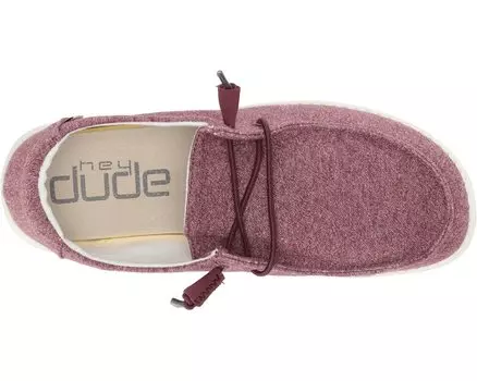 Кроссовки Wendy Hey Dude, бургундия