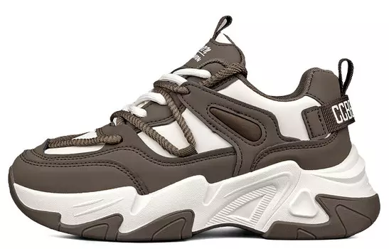 Кроссовки WENPU/Wenpu Chunky Sneakers Unisex Low-top, хаки