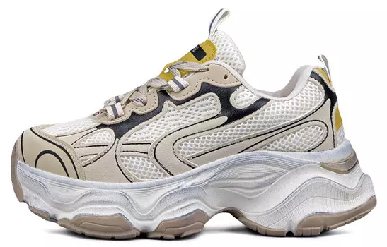 Кроссовки WENPU/Wenpu Chunky Sneakers Women's Low-top, черный