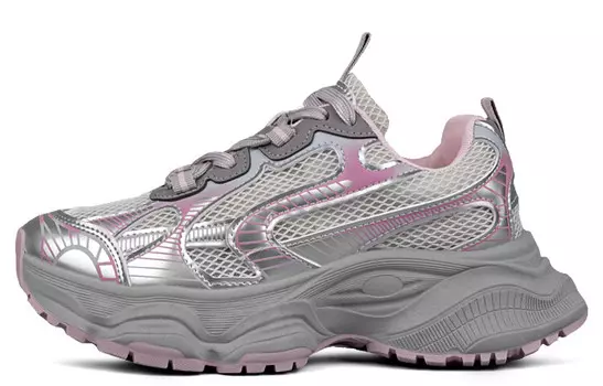 Кроссовки WENPU/Wenpu Chunky Sneakers Women's Low-top, розовый