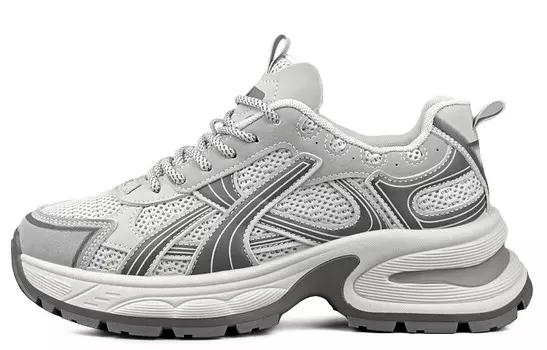 Кроссовки WENPU/Wenpu Chunky Sneakers Women's Low-top, черный