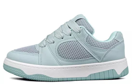 Кроссовки WENPU/Wenpu Skateboarding Shoes Women's Low-top, серебряный