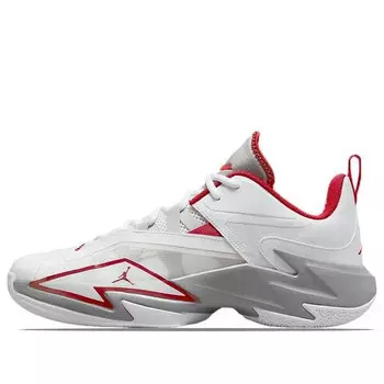 Кроссовки westbrook one take 3 'white gym red' Air Jordan, белый