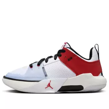 Кроссовки westbrook one take 5 'white black gym red' Air Jordan, белый