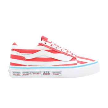 Кроссовки Where's Waldo? x Old Skool Kids Vans, белый
