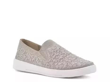 Кроссовки White Mountain Unit Slip-On, золотистый металлик
