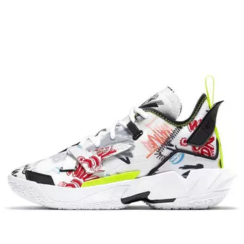 Кроссовки why not zer0.4 'graffiti' Air Jordan, мультиколор