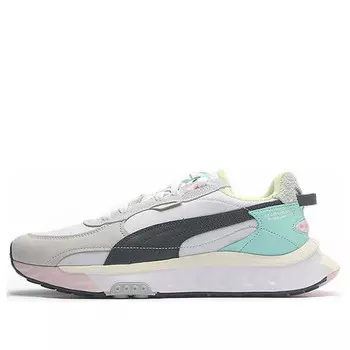 Кроссовки wild rider 'layers - white ebony' Puma, черный