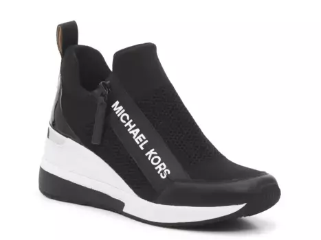 Кроссовки Willis Wedge Sneaker Michael Michael Kors, черный