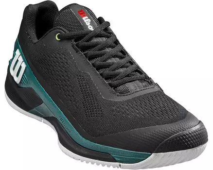 Кроссовки Wilson Rush Pro 4.0 Blade, цвет Black/Black/Deep Teal