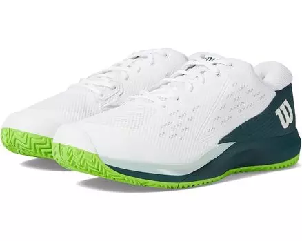 Кроссовки Wilson Rush Pro Ace, цвет White/Ponderosa/Jasmine Green