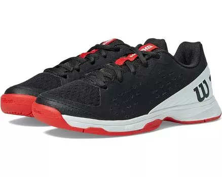 Кроссовки Wilson Rush Pro L Tennis Shoes, цвет Black/White/Wilson Red