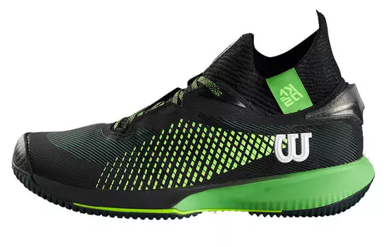 Кроссовки Wilson Tennis Shoes Men Low-top Black/Green, черный/зеленый
