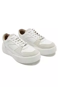 Кроссовки 'Wimbledon' Кожаные туфли на шнуровке Off the Hook, белый