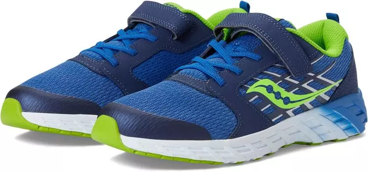 Кроссовки Wind A/C 2.0 Saucony Kids, цвет Blue/Green