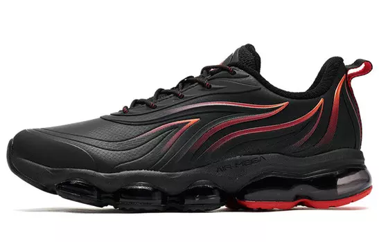 Кроссовки Wind And Fire 21St Generation Lifestyle женские с низким верхом черного/красного цвета Xtep