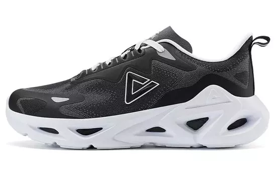 Кроссовки Wind Cave для бега мужские с низким верхом черного/белого цвета Peak