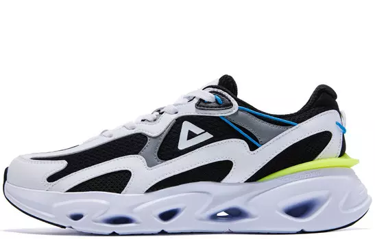 Кроссовки Wind Cave для бега мужские с низким верхом черного/белого цвета Peak