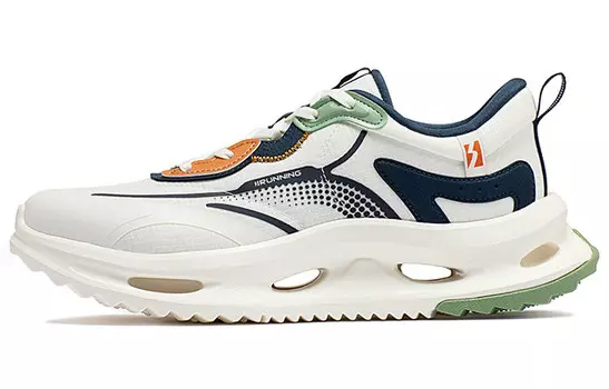 Кроссовки Wind Chain Running Shoes Men Low-top Feather White/Tink Blue 361°