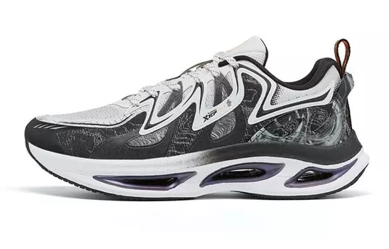 Кроссовки Wind & Fire 26th Generation для бега мужские с низким верхом, черные/белые Xtep