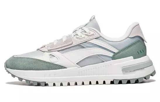 Кроссовки Wind Rider 2.0 Lifestyle женские с низким верхом, белые/зеленые Lining