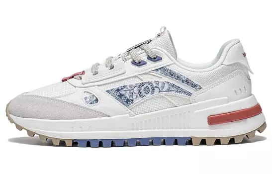Кроссовки Wind Rider 2.0 Lifestyle женские с низким верхом, белые/синие Lining