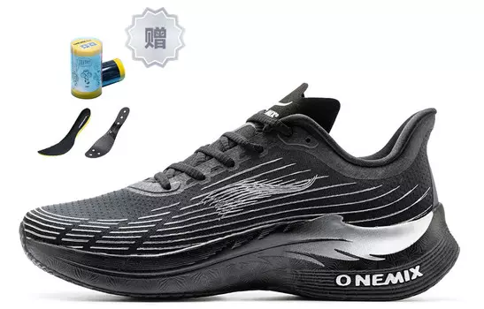 Кроссовки Wing Armor Running унисекс Low-top Tech Black Onemix