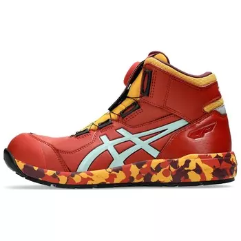 Кроссовки Winjob Running унисекс с высоким верхом, красные/желтые Asics