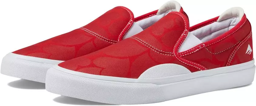 Кроссовки Wino G6 Slip-On Emerica, цвет Red/White