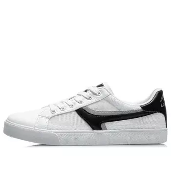 Кроссовки винтажные скейт обувь Li-Ning, белый