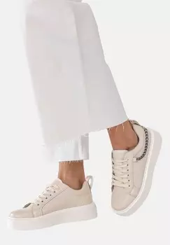 Кроссовки WITH CHAIN ON THE SIDE Musk, бежевый