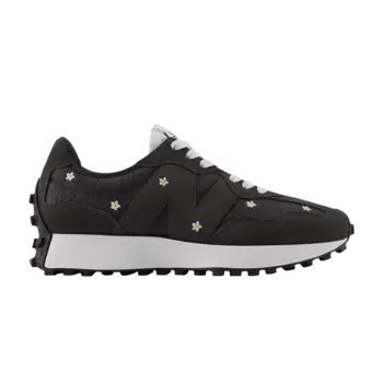 Кроссовки Wmns 327 'Black Floral Embroidery', черный