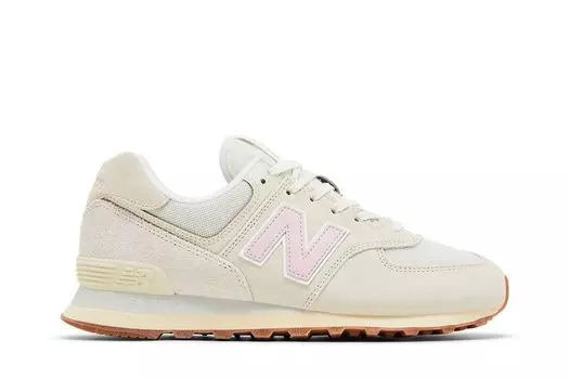 Кроссовки Wmns 574 'Linen Century Pink Gum', кремовый