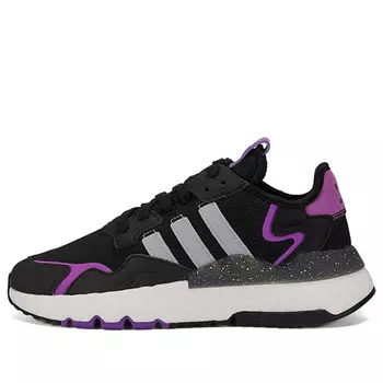 Кроссовки (WMNS) Adidas Originals Nite Jogger 'Black Purple' FX6903, черный