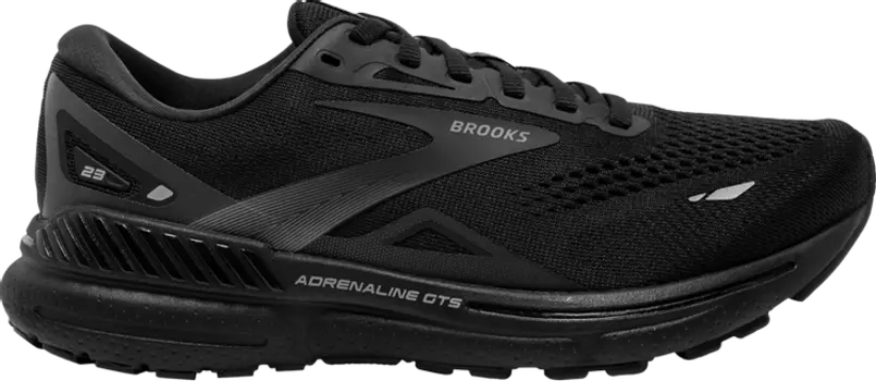 Кроссовки Wmns Adrenaline GTS 23 Wide 'Black Ebony', черный