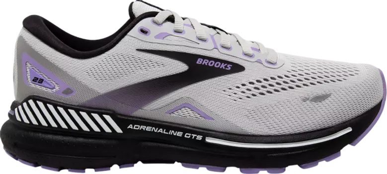 Кроссовки Wmns Adrenaline GTS 23 Wide 'Grey Purple', серый