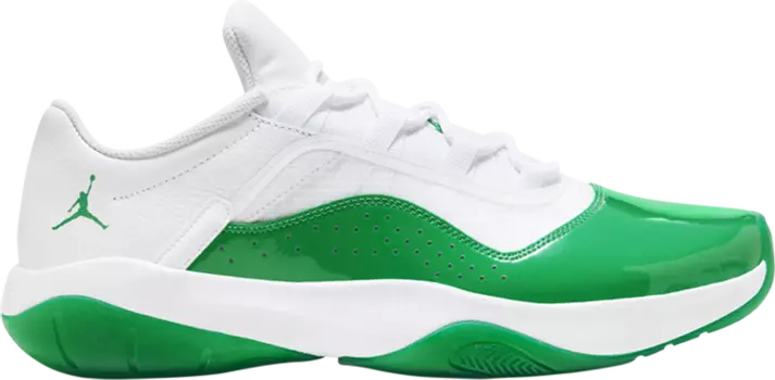 Кроссовки Wmns Air Jordan 11 CMFT Low 'White Lucky Green', зеленый