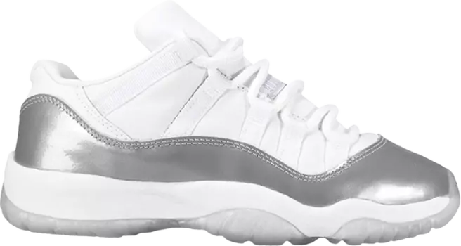 Кроссовки Wmns Air Jordan 11 Retro Low Metallic 2001, белый