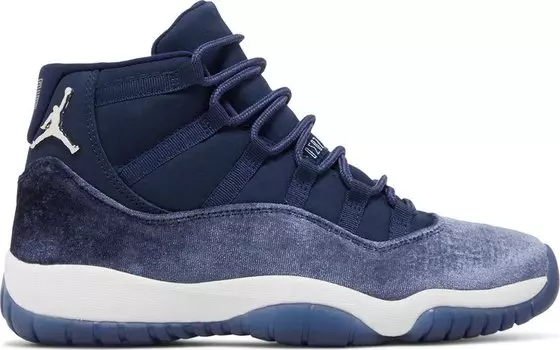 Кроссовки Wmns Air Jordan 11 Retro Midnight Navy Velvet, синий