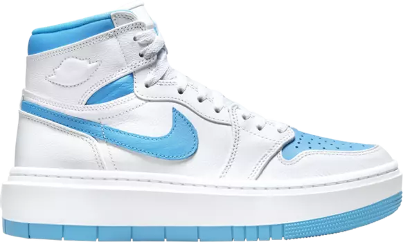 Кроссовки Wmns Air Jordan 1 Elevate High 'White Dark Powder Blue', синий