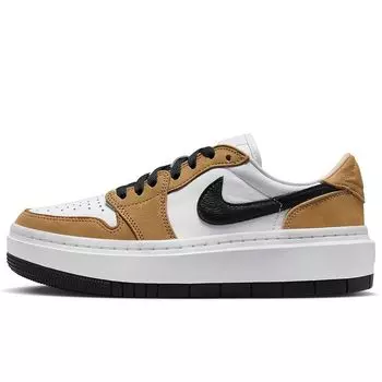 Кроссовки WMNS AIR JORDAN 1 ELEVATE LOW Jordan, цвет Gold/Schwarz/Wei