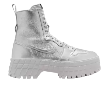 Кроссовки Wmns Air Jordan 1 High Brooklyn, цвет Metallic Silver
