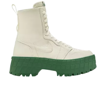 Кроссовки Wmns Air Jordan 1 High Brooklyn 'Coconut Milk Pine Green', кремовый