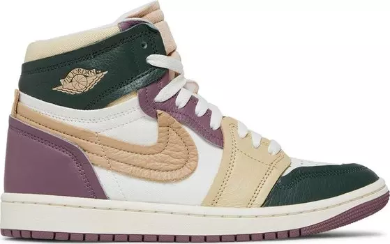 Кроссовки Wmns Air Jordan 1 High Method of Make 'Galactic Jade', зеленый