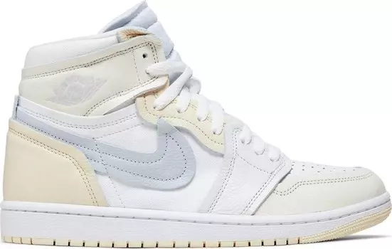 Кроссовки Wmns Air Jordan 1 High Method of Make 'Coconut Milk', кремовый