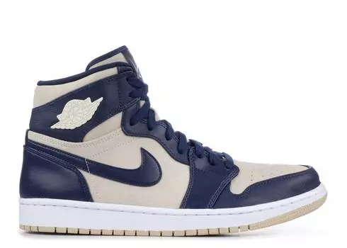 Кроссовки WMNS AIR JORDAN 1 HIGH 'NAVY CREAM', нави