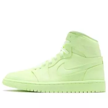 Кроссовки (WMNS) Air Jordan 1 High PRM 'Barely Volt', желтый