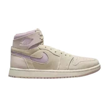 Кроссовки Wmns Air Jordan 1 High Zoom Comfort 2, цвет Muslin Plum Chalk