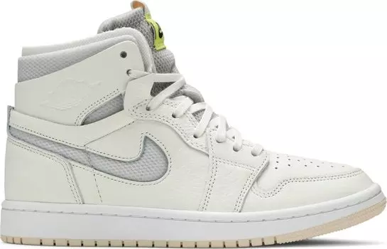 Кроссовки Wmns Air Jordan 1 High Zoom Pearl White, белый