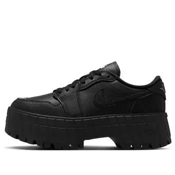 Кроссовки (WMNS) Air Jordan 1 Low Brooklyn 'Black', черный